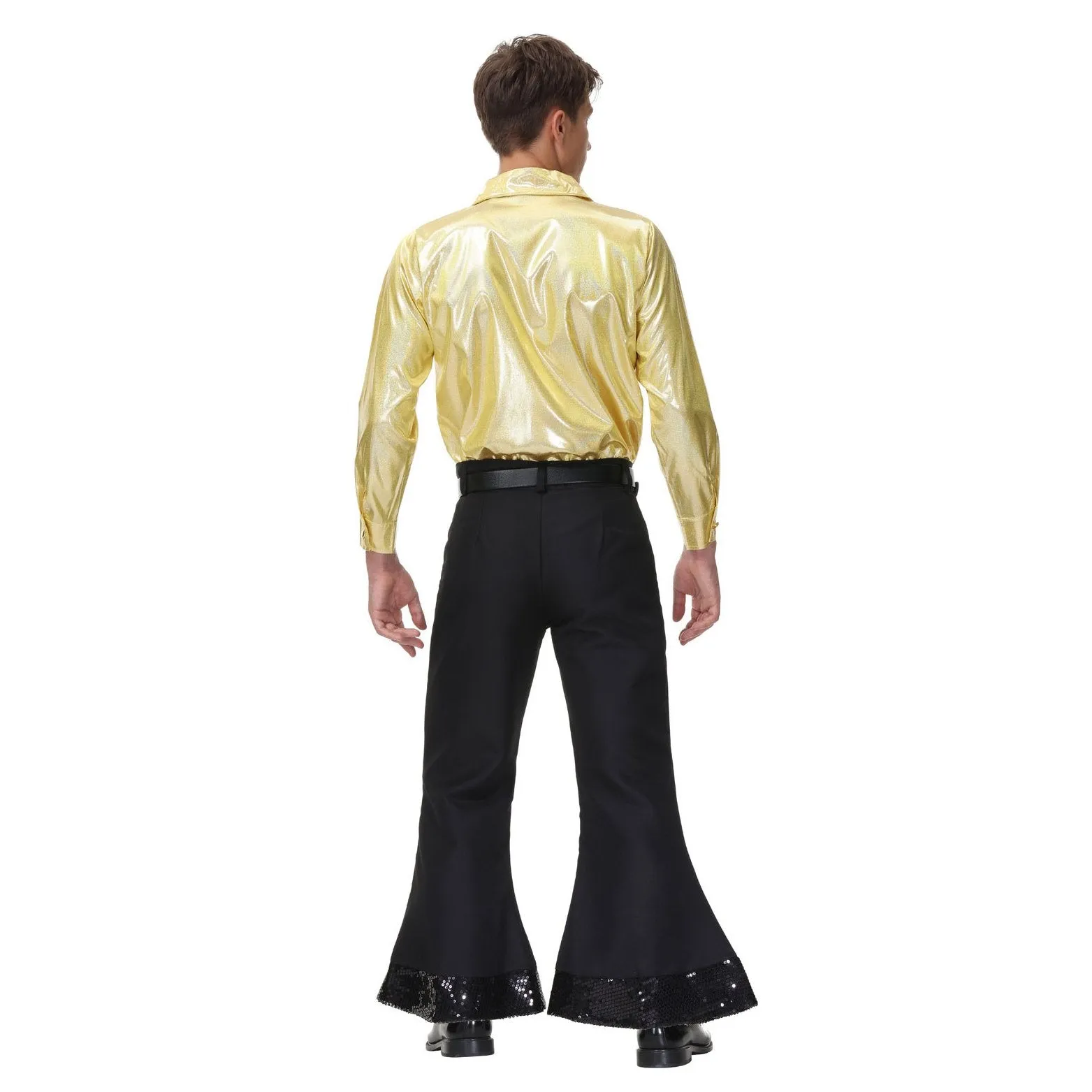 70s Hip Hop Rock Hippie Costumes Fancy Dress Cosplay Halloween Outfit For Adult
