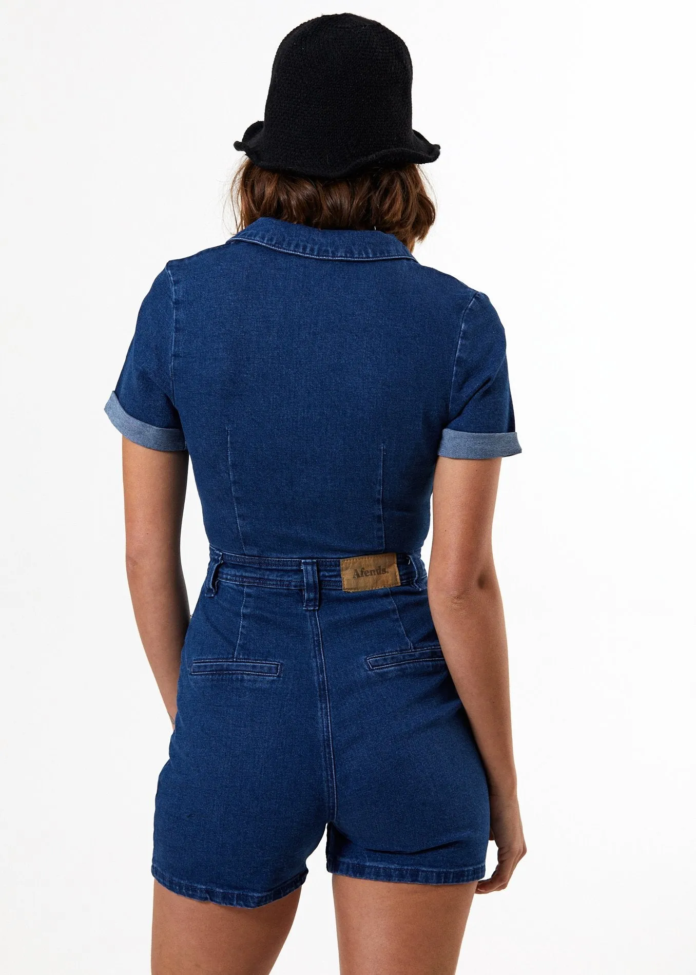 Afends Womens Gigi - Denim Jumpsuit