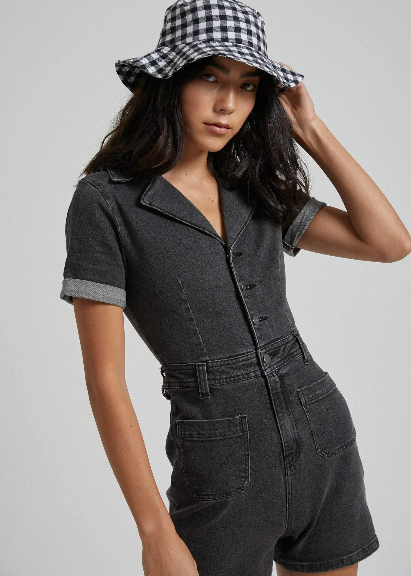 Afends Womens Gigi - Denim Jumpsuit