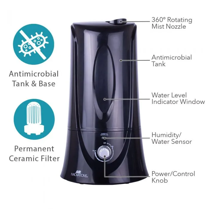 Air Innovations MH-408 Ultrasonic Cool Mist Humidifier