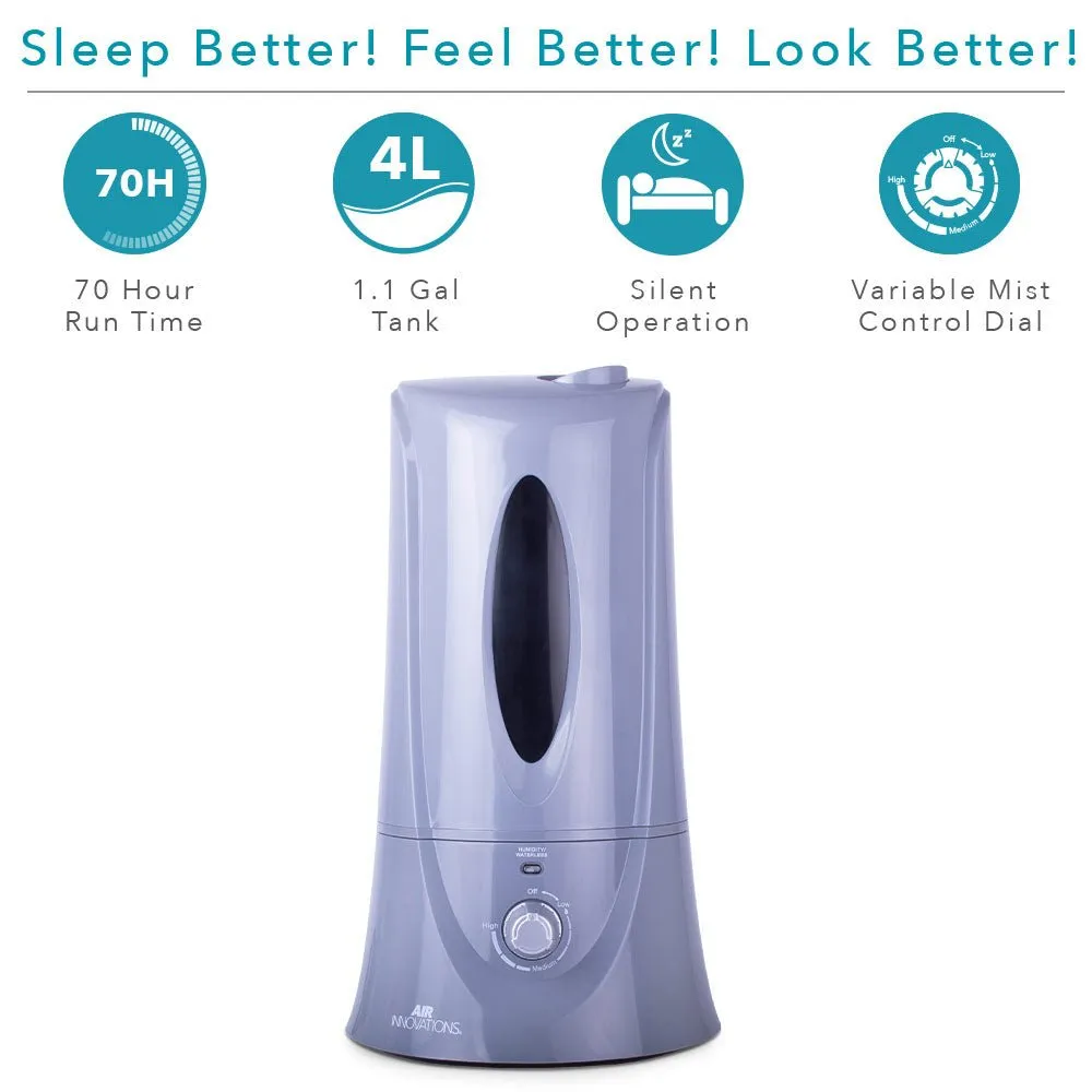 Air Innovations MH-408 Ultrasonic Cool Mist Humidifier