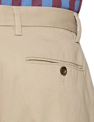 Amazon Essentials Men's Classic-Fit Wrinkle-Resistant Flat-Front Chino Pant, Khaki, 38W x 32L
