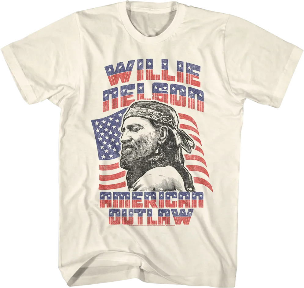 American Outlaw Willie Nelson T-Shirt