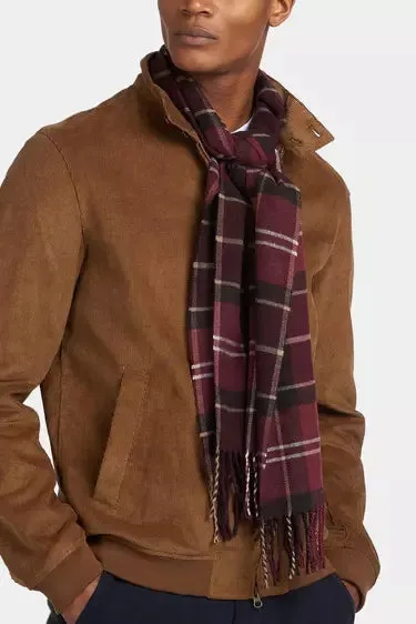 Barbour Scarf  Galingale Tartan in Cordovan USC0300TN21