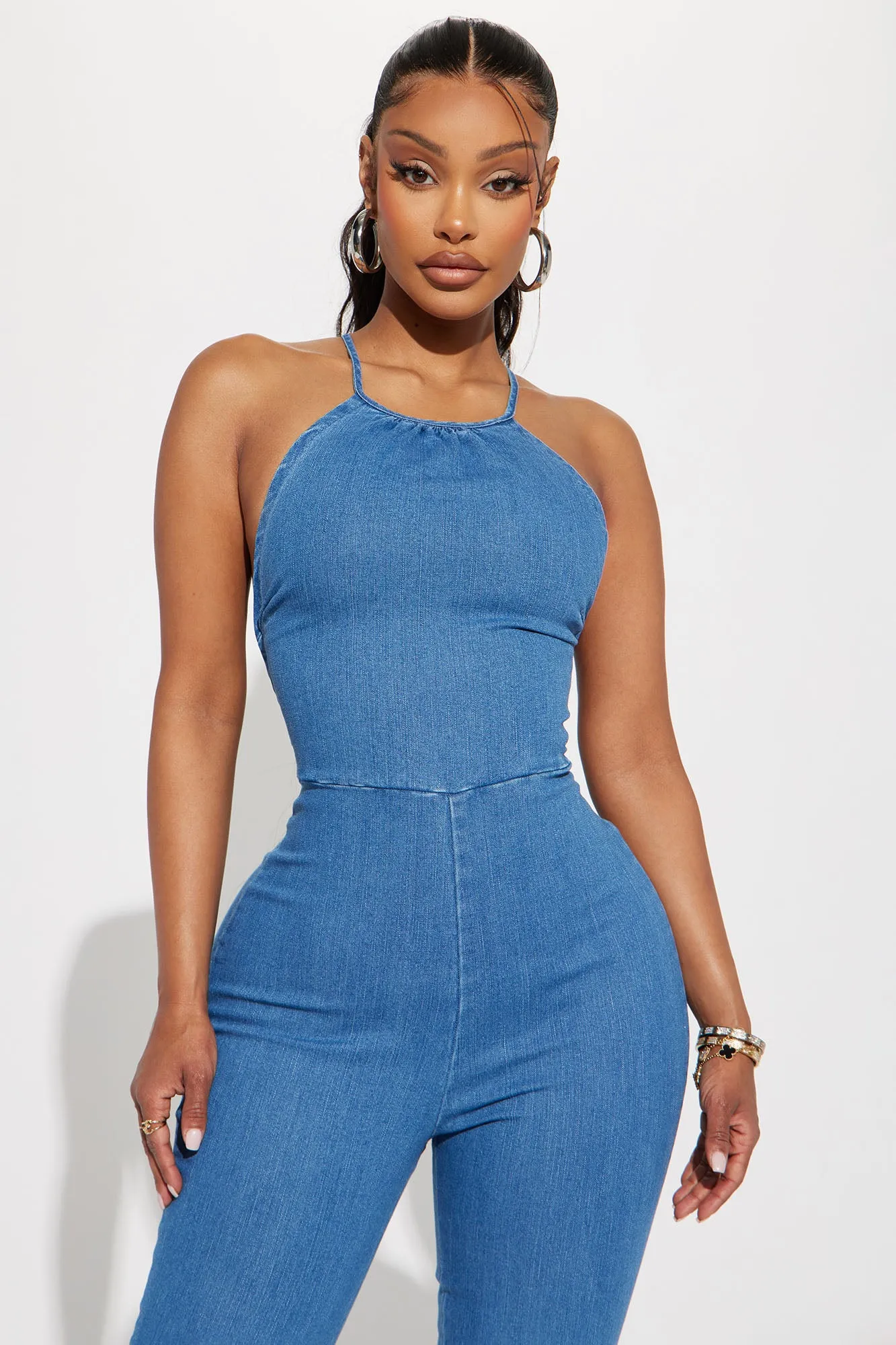 Better Days Denim Jumpsuit - Medium Wash