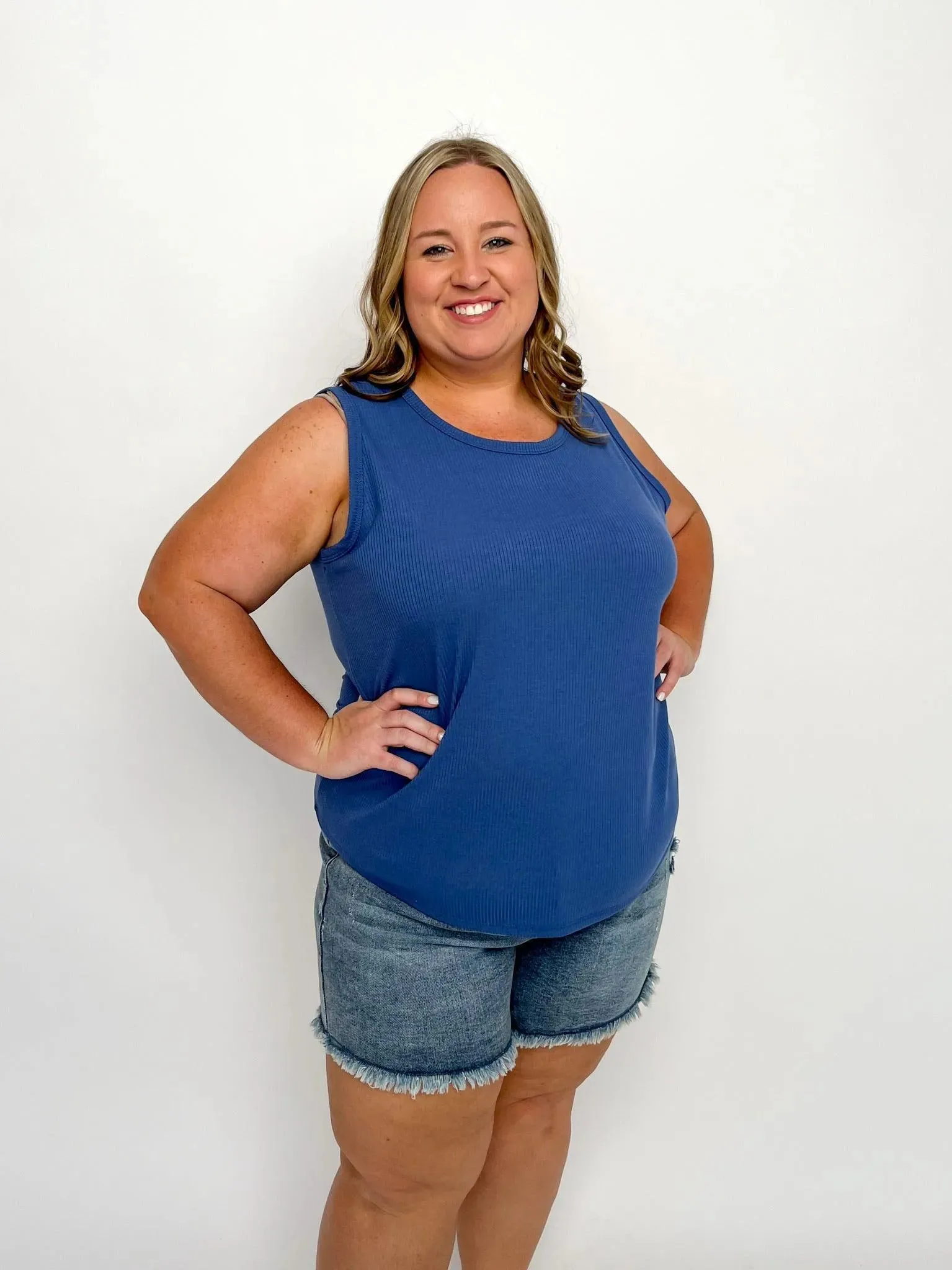 Blue Tank Top