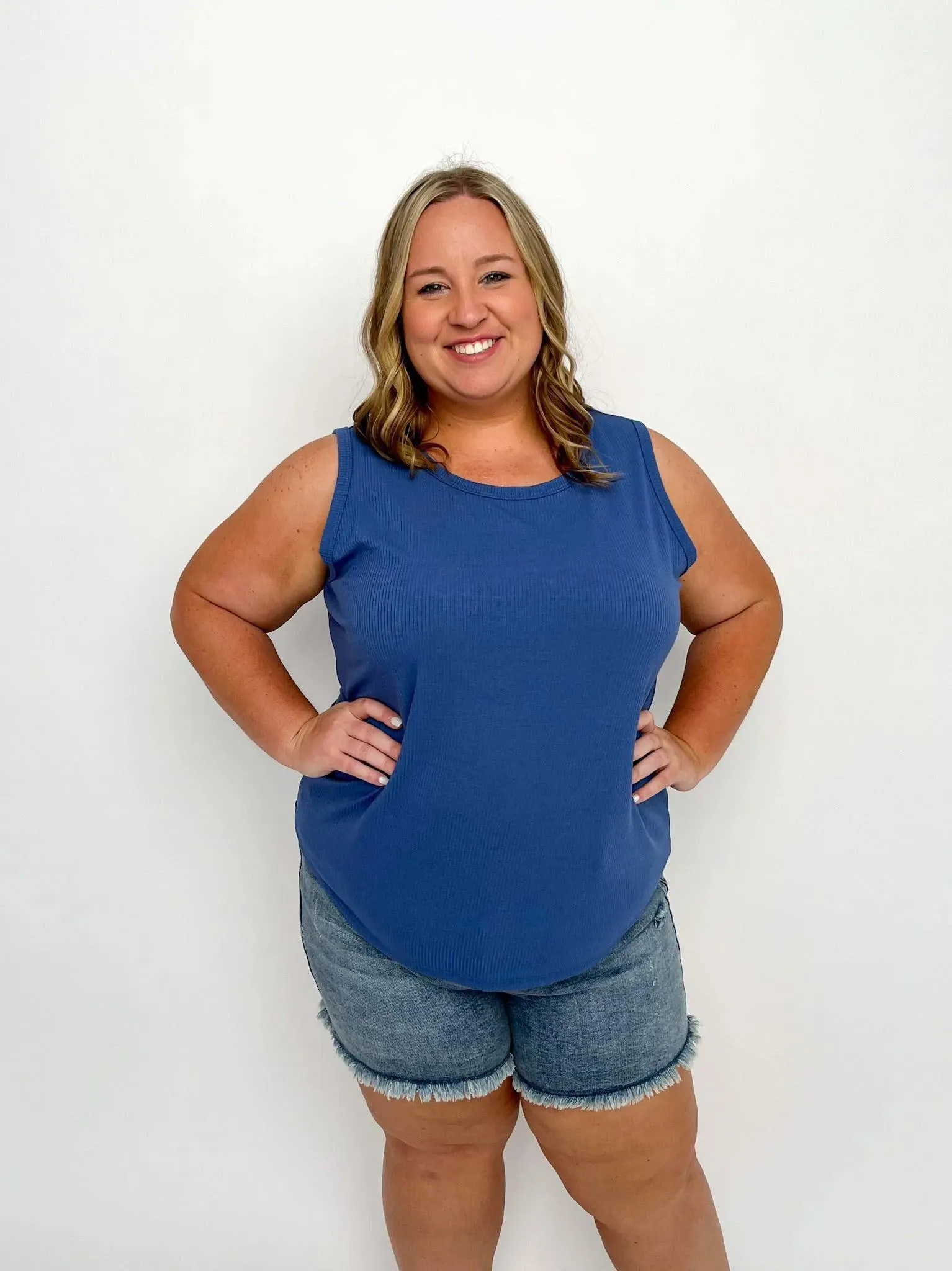 Blue Tank Top