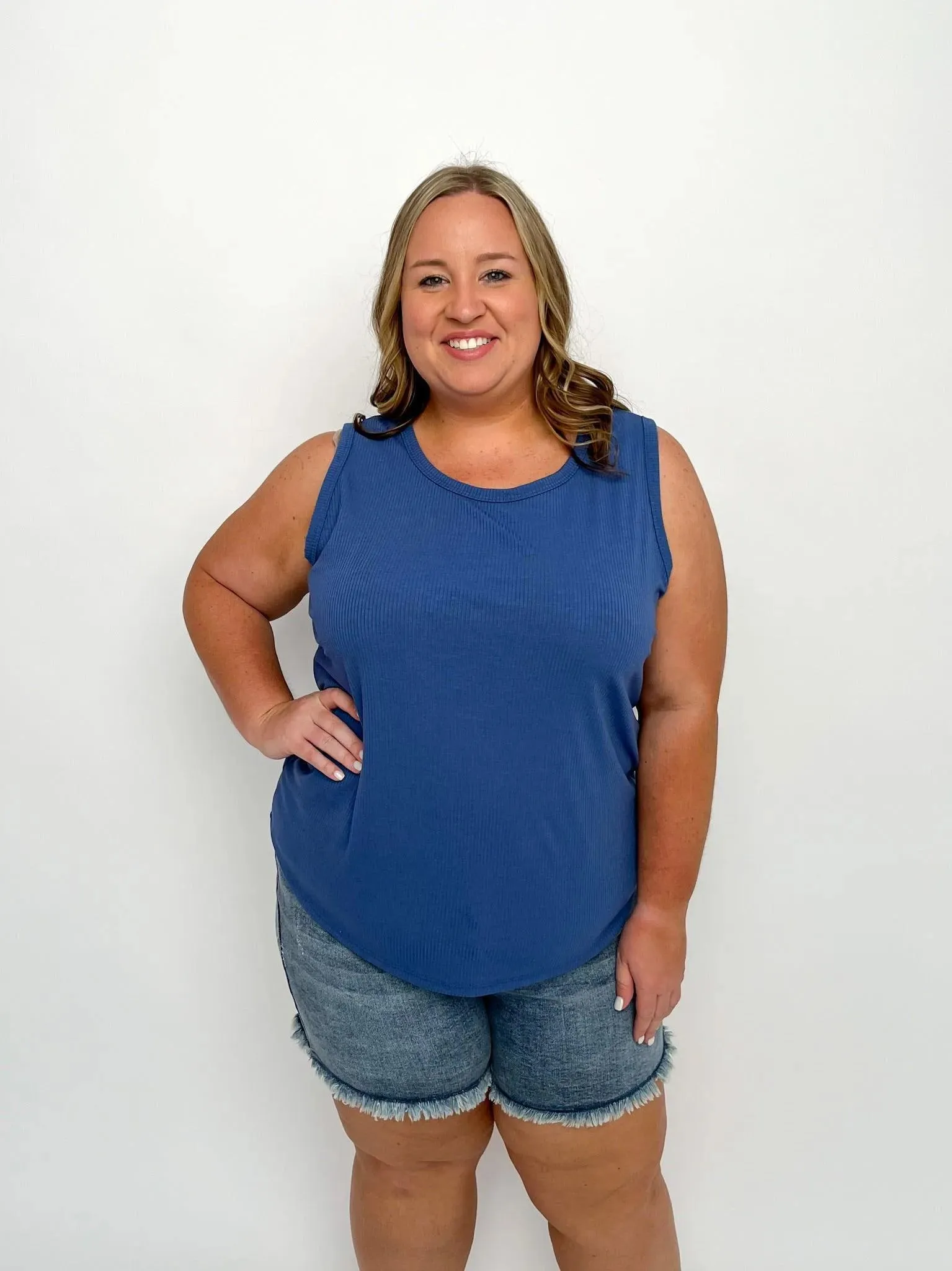 Blue Tank Top