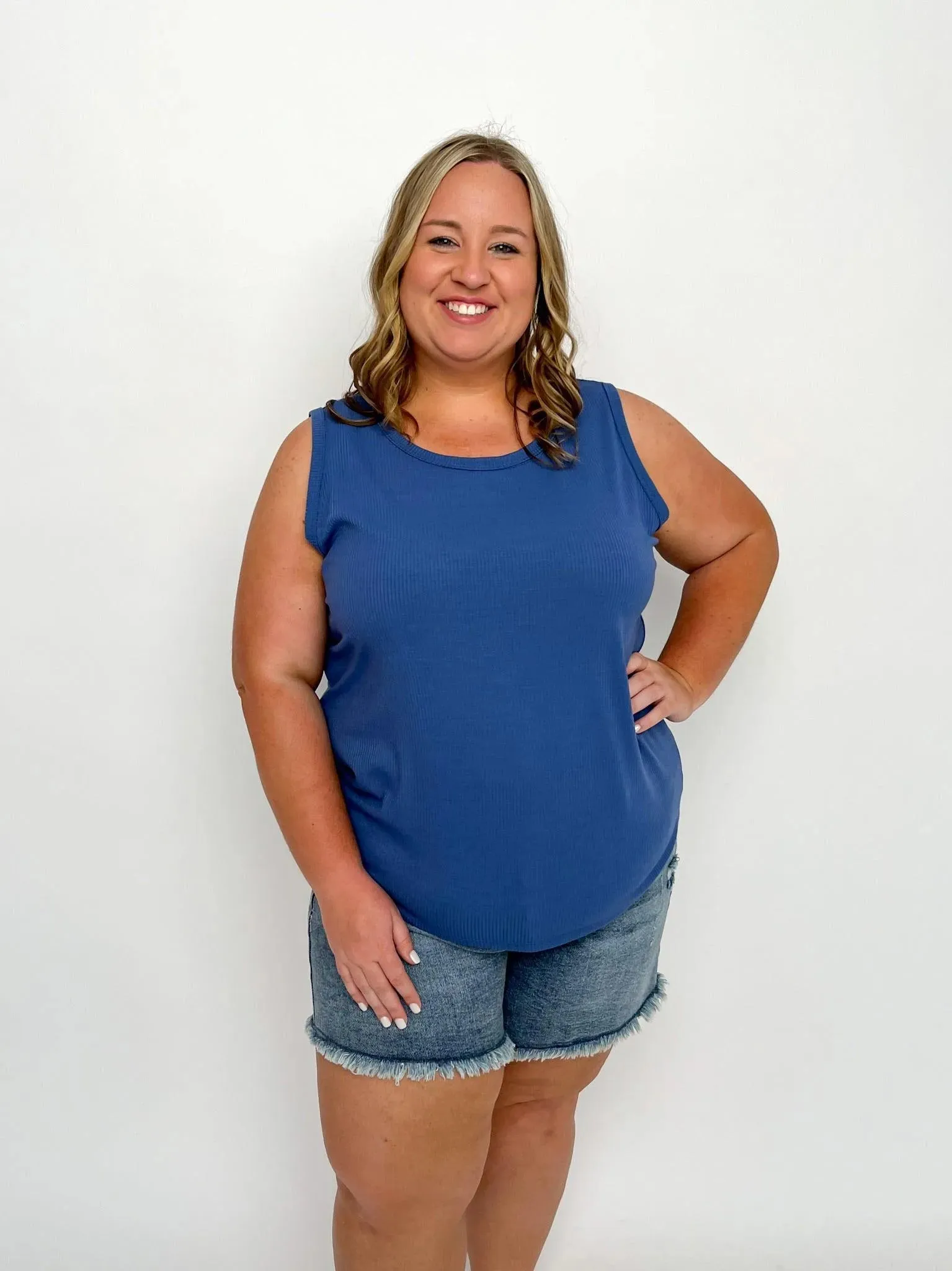 Blue Tank Top