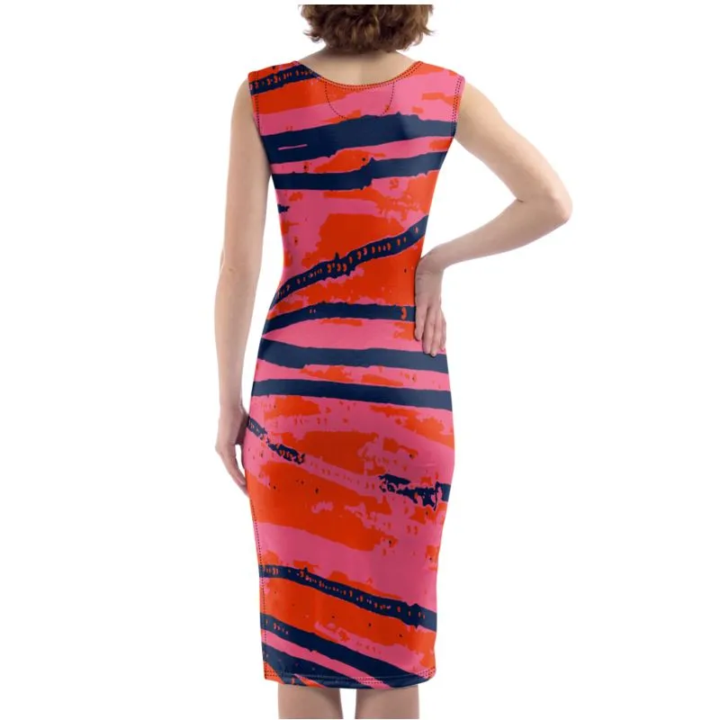 BOSSING IT Sleeveless Bodycon Dress