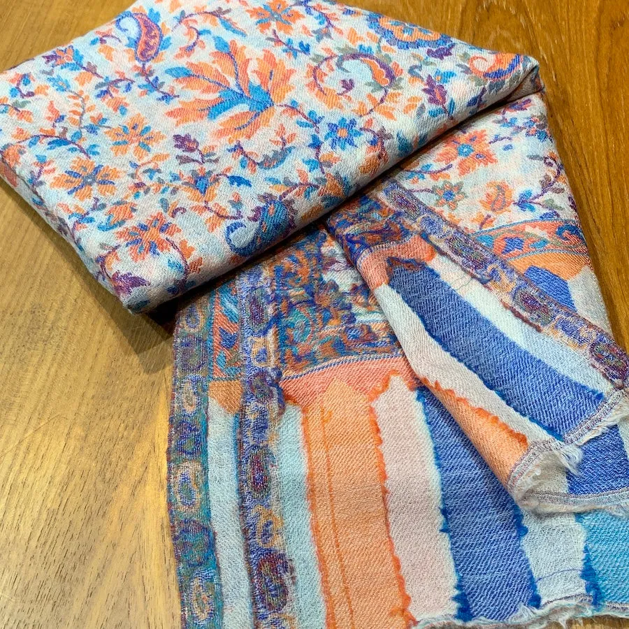 Cashmere Kani shawl scarf