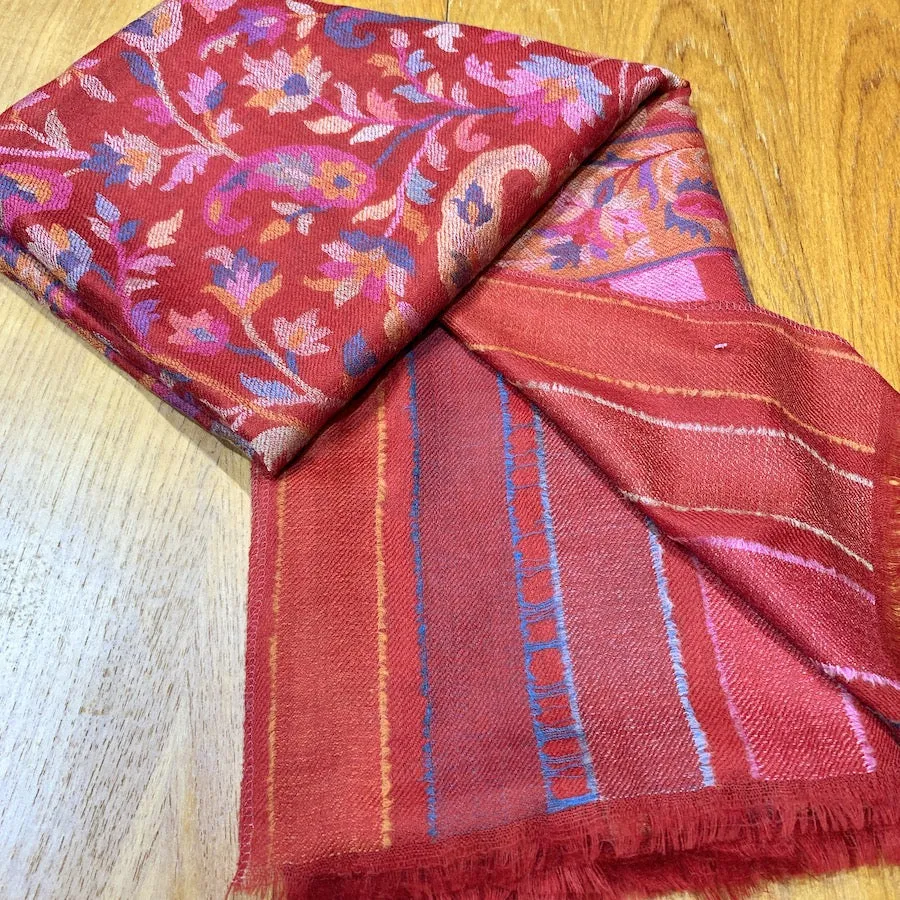 Cashmere Kani shawl scarf
