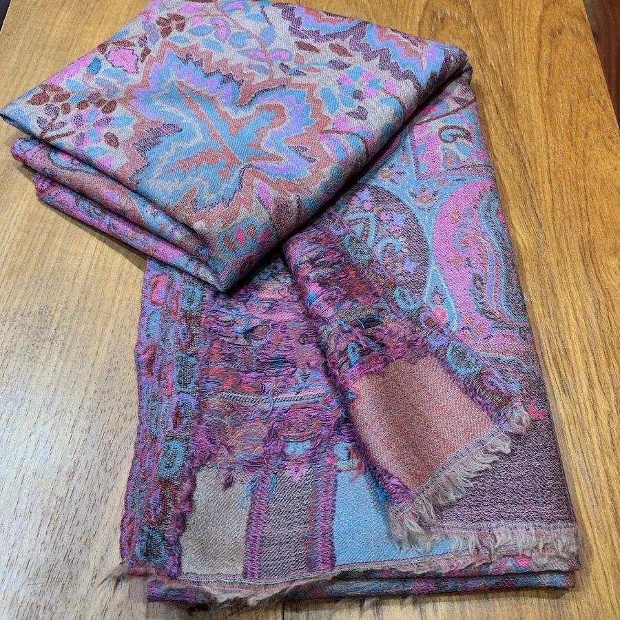 Cashmere Kani shawl scarf