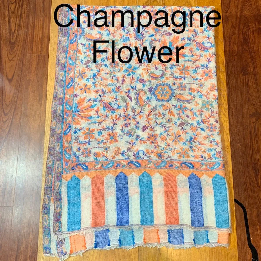 Cashmere Kani shawl scarf
