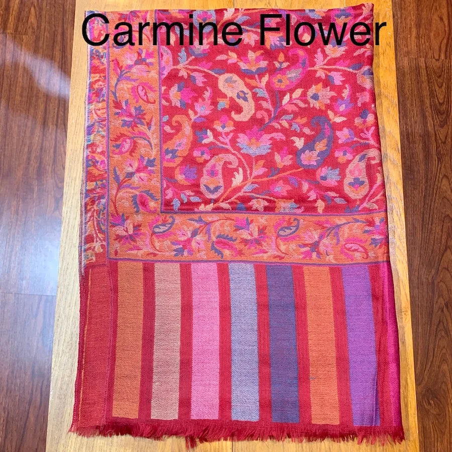 Cashmere Kani shawl scarf