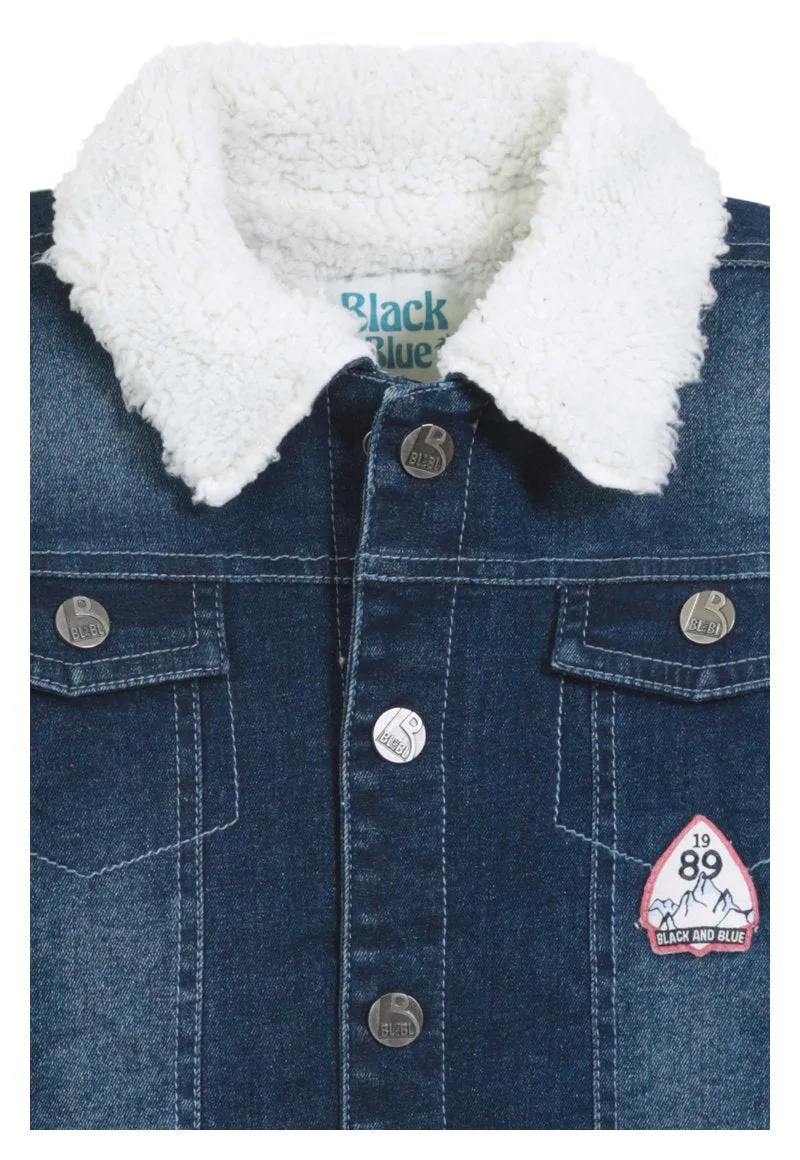 Chaqueta 1989 Niño Denim azul Black and Blue