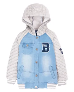Chaqueta Addrian Bebé Denim celeste Black and Blue
