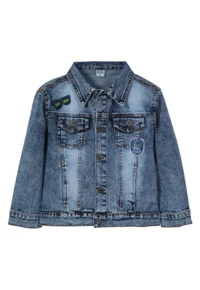 Chaqueta Good Vibes Niño Denim celeste Black and Blue