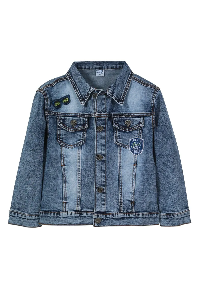Chaqueta Good Vibes Niño Denim celeste Black and Blue