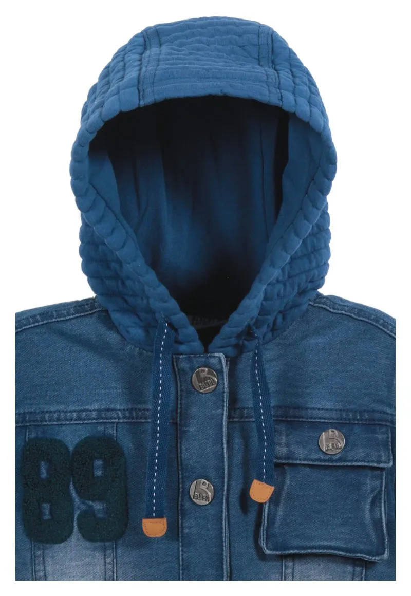 Chaqueta Street Jr. Bebé Denim azul Black and Blue