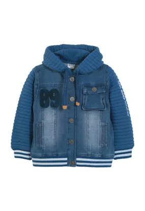 Chaqueta Street Jr. Bebé Denim azul Black and Blue