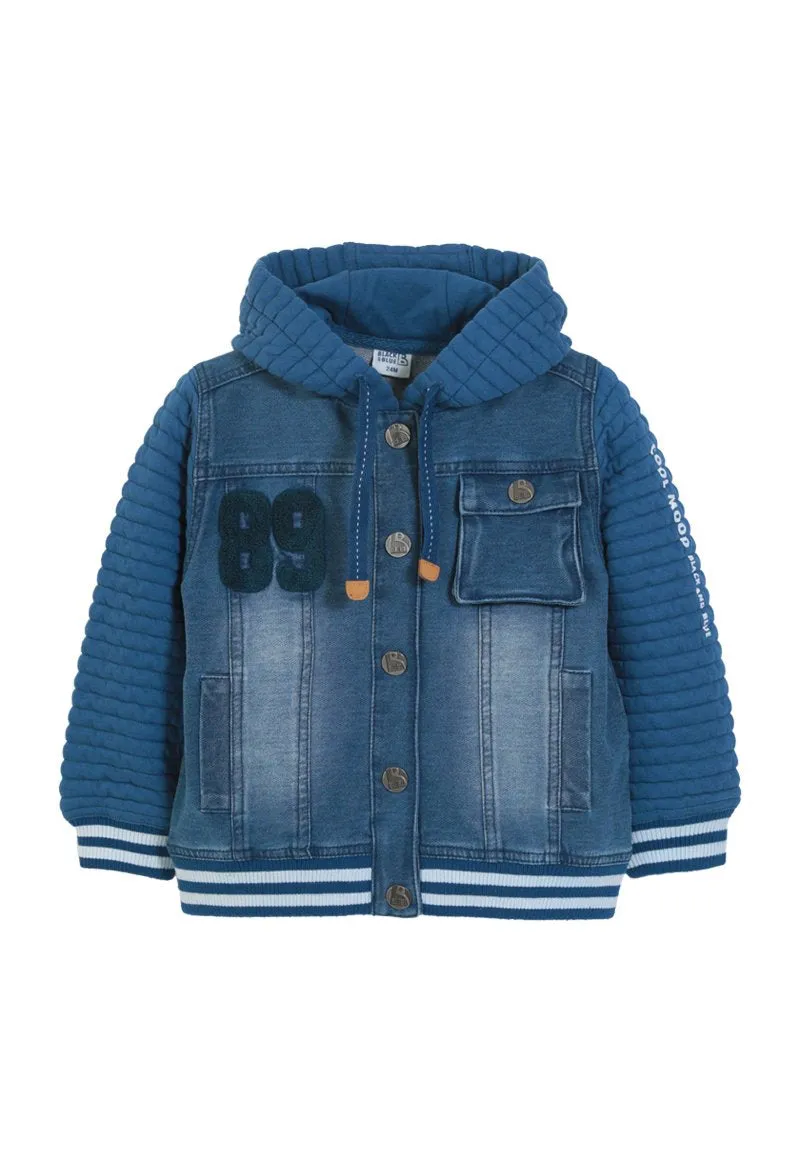 Chaqueta Street Jr. Bebé Denim azul Black and Blue