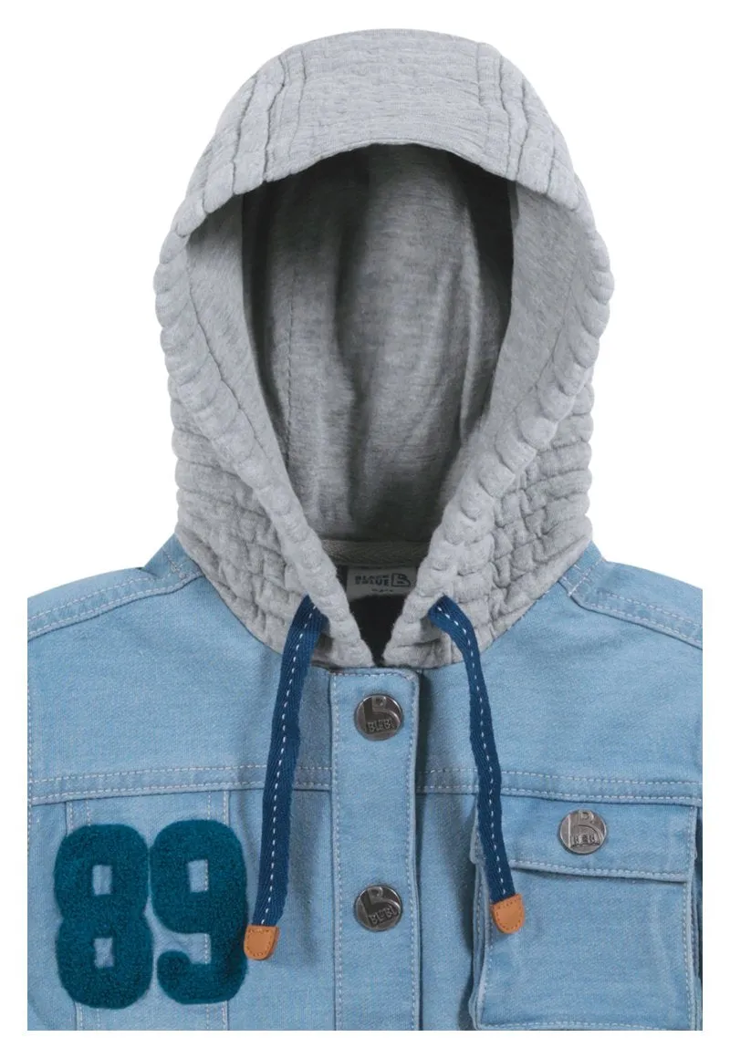 Chaqueta Street Jr. Bebé Denim celeste Black and Blue