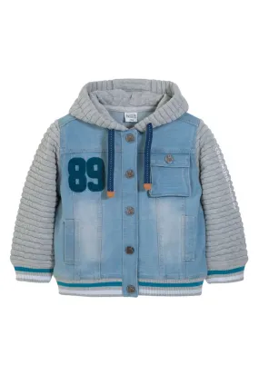 Chaqueta Street Jr. Bebé Denim celeste Black and Blue