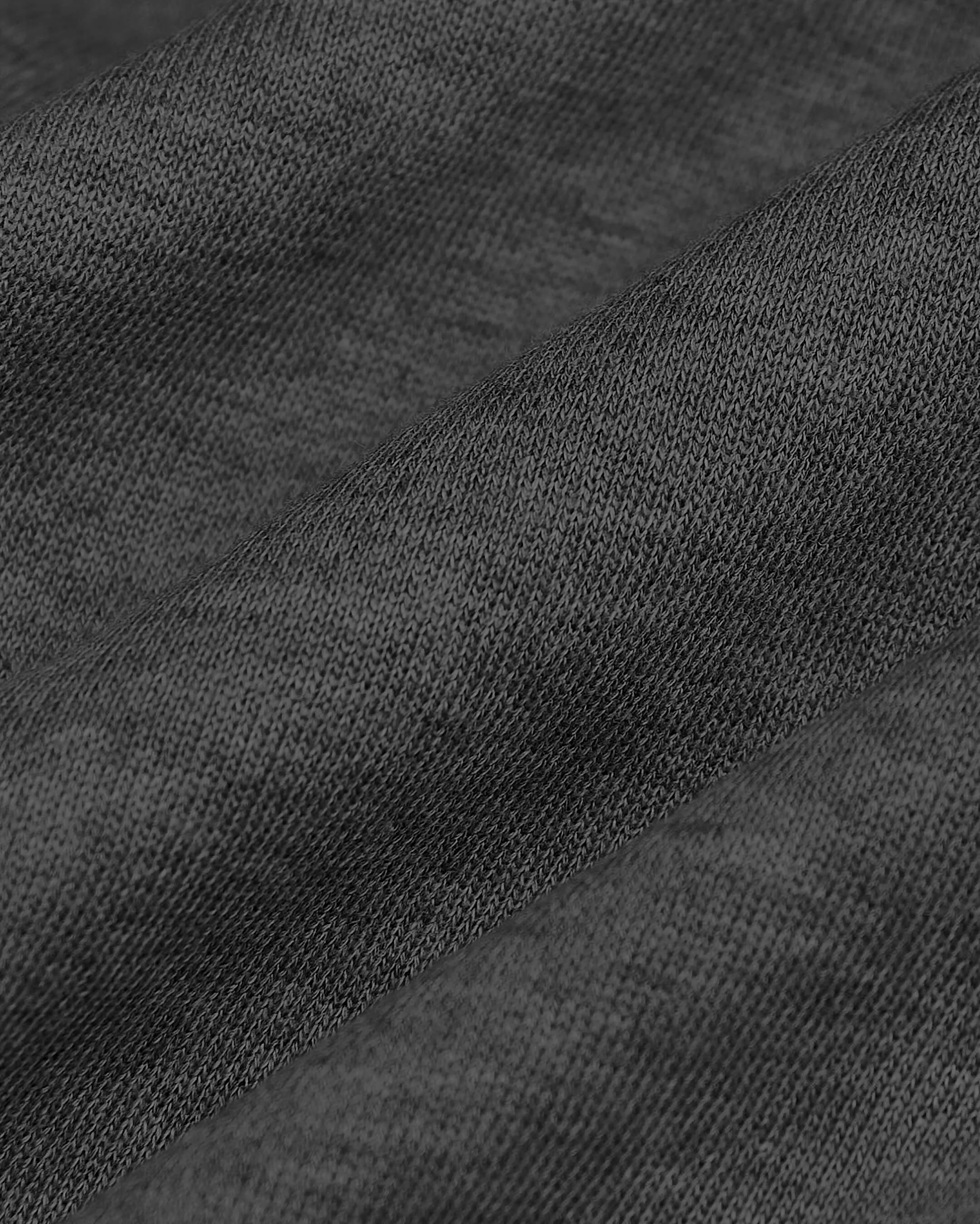 Charcoal Heather Gray Fleece French Terry Joggers