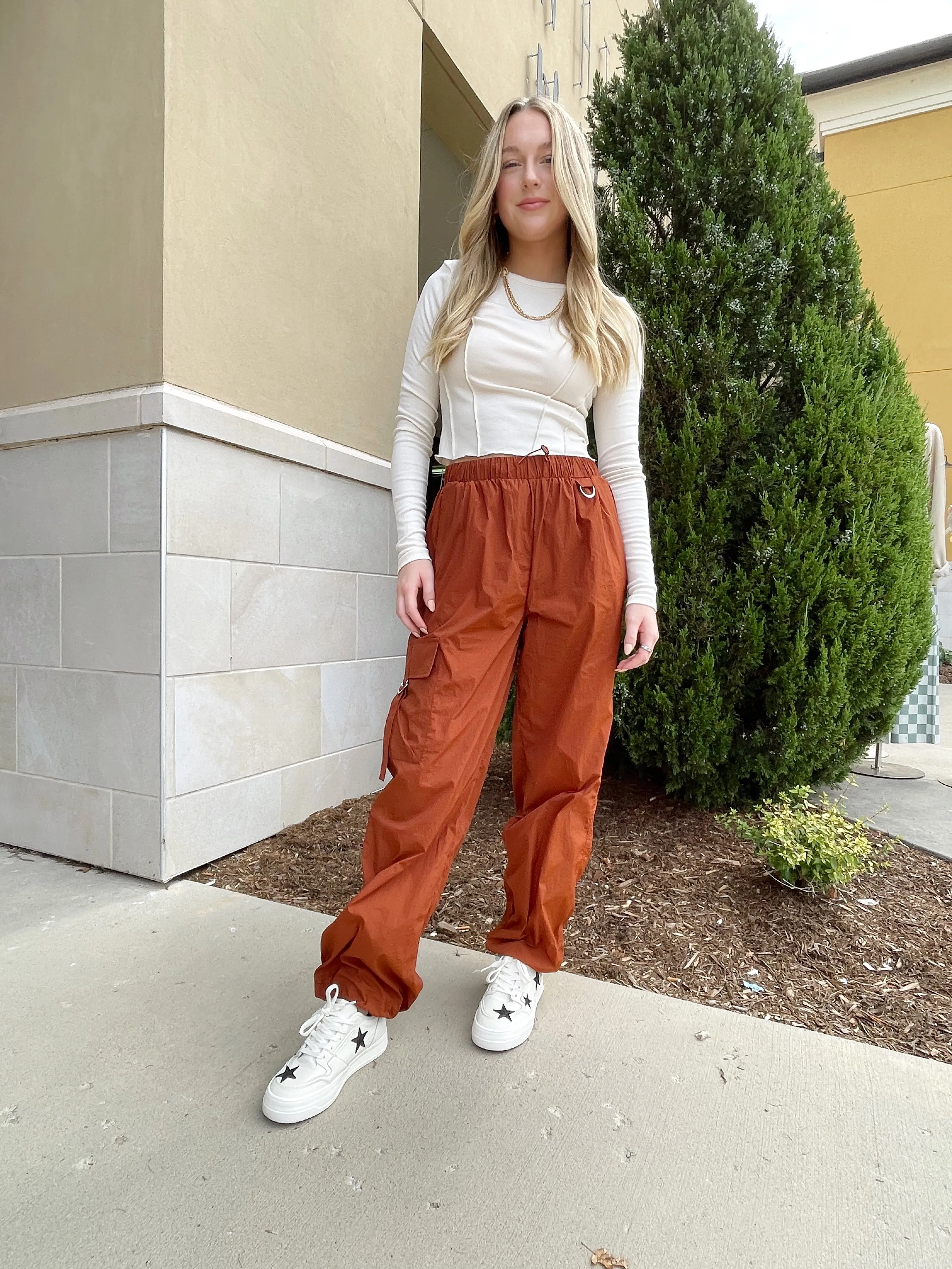 Cinnamon Cargo Pants