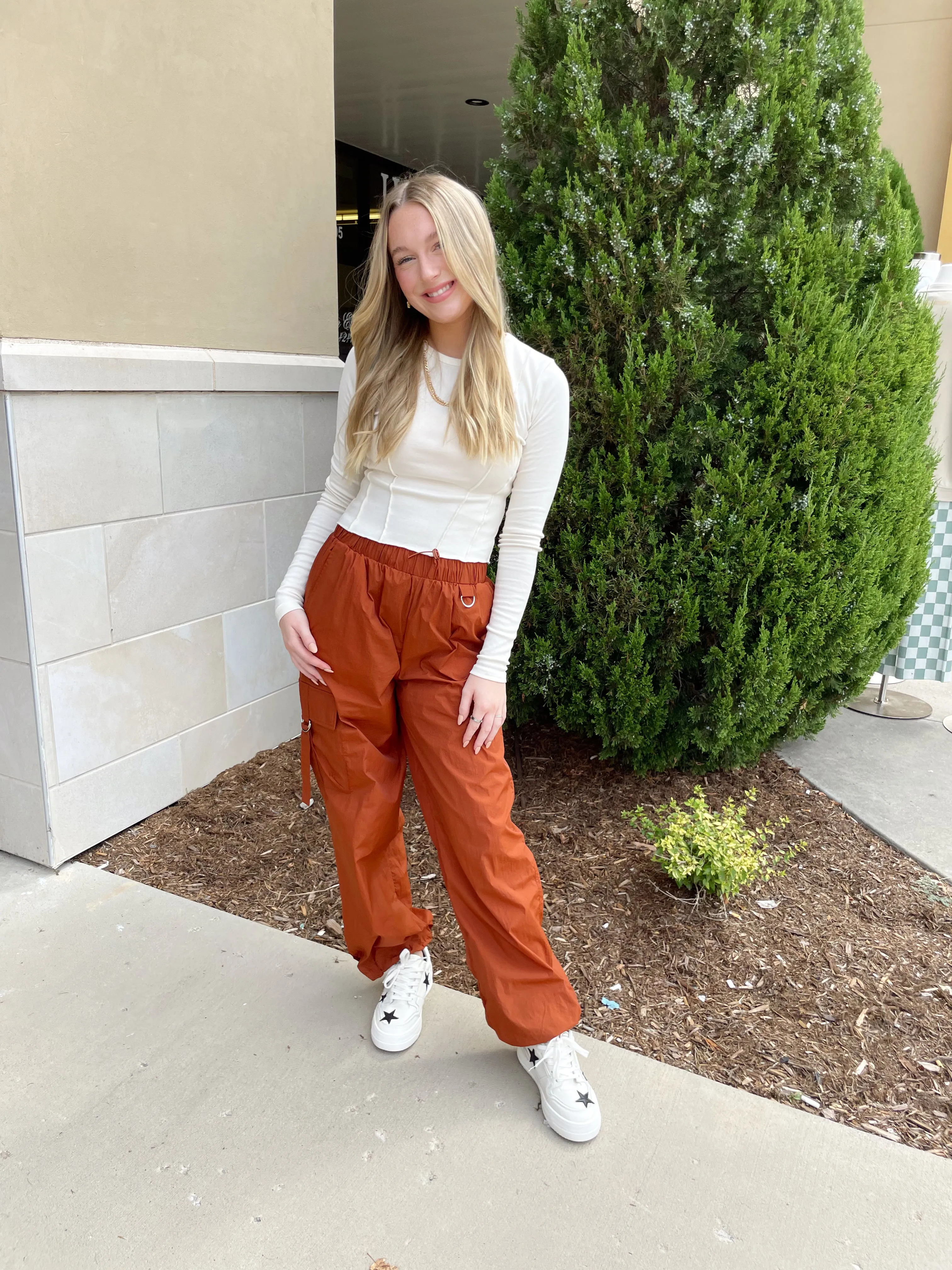 Cinnamon Cargo Pants