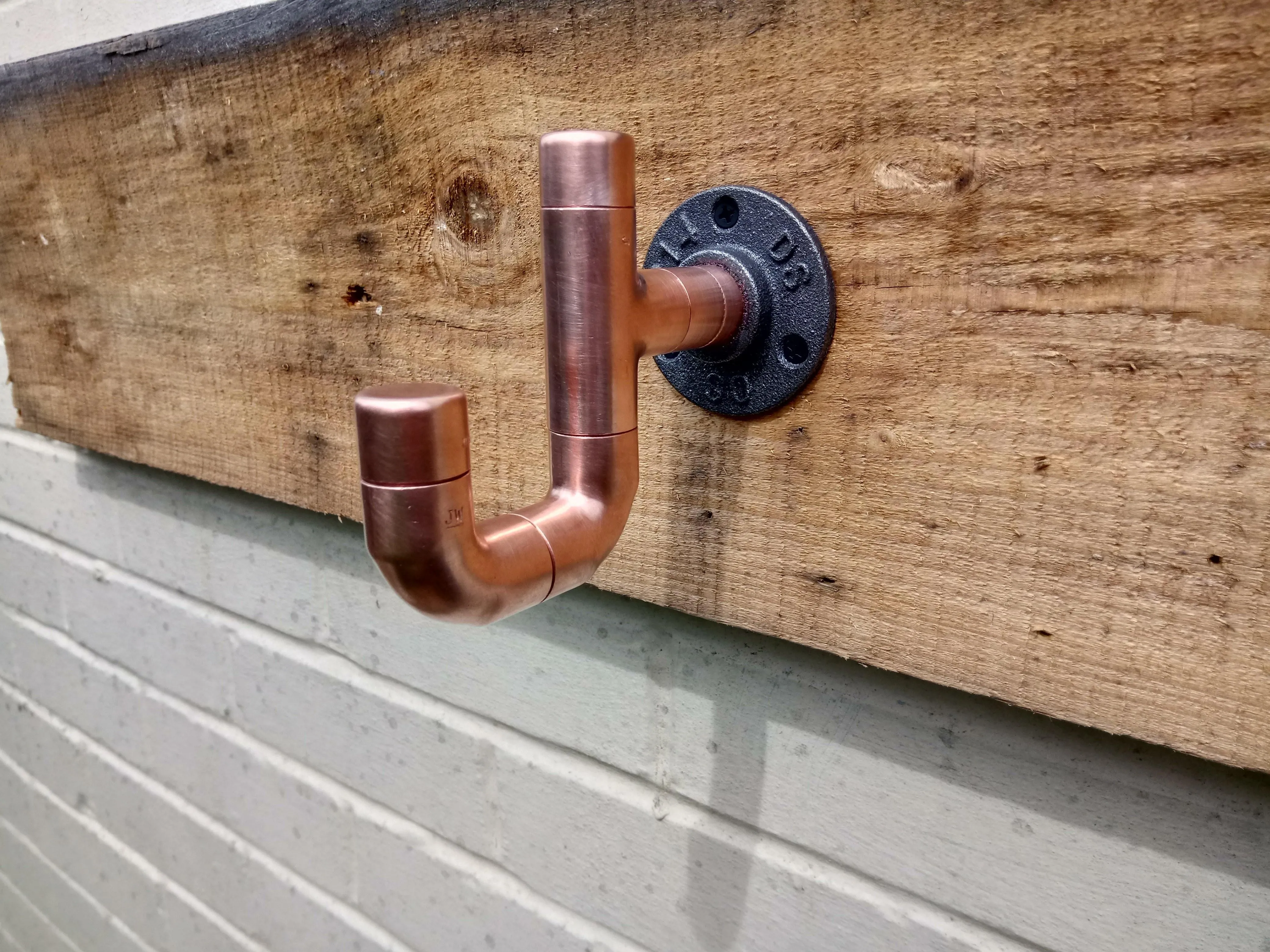 Copper Pipe J Hook