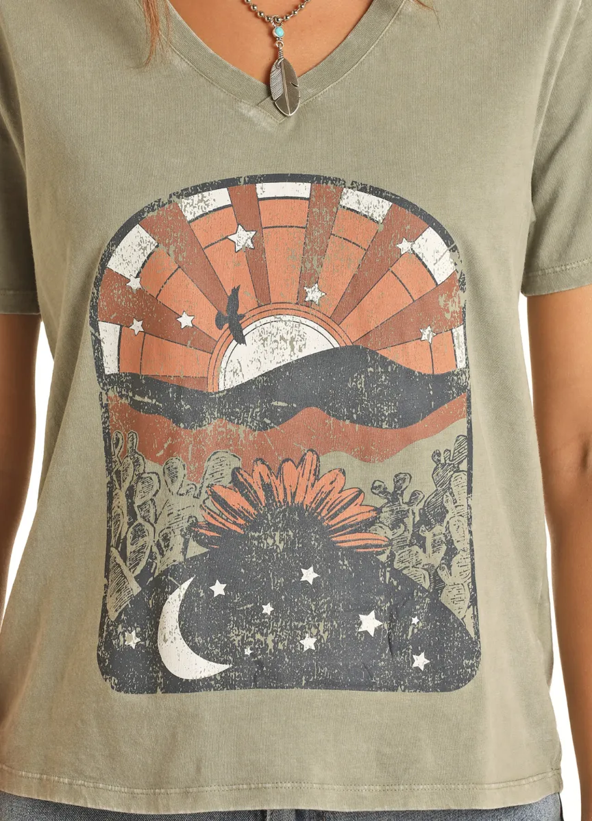 Copy of RRWT20R16L - Rock&Roll Denim Women’s Graphic Tee