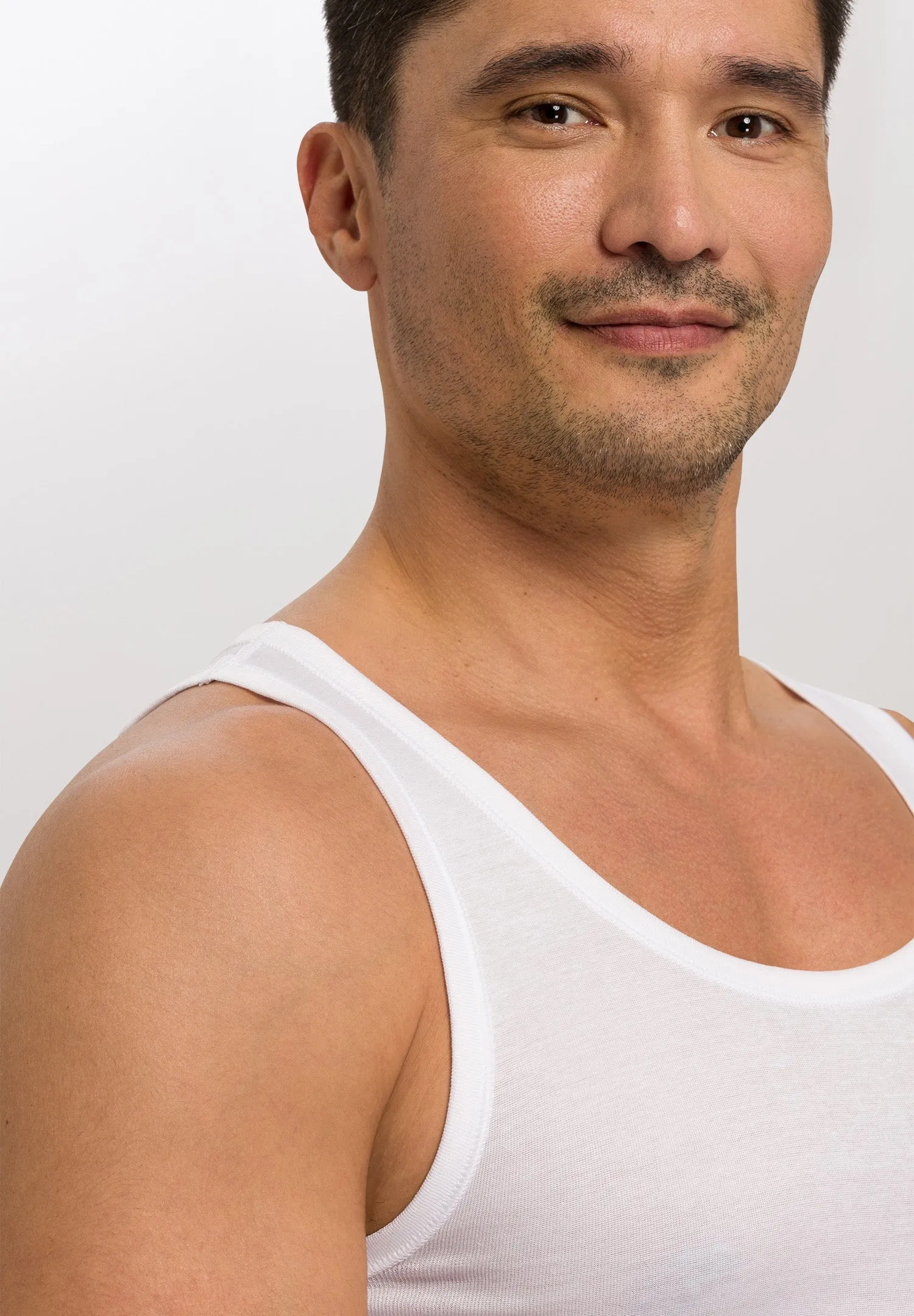 Cotton Pure Cotton Tank Top | White 73660-101