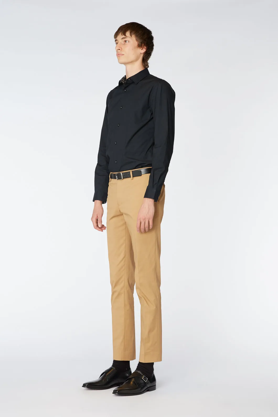 Dark Tan Dress Chino