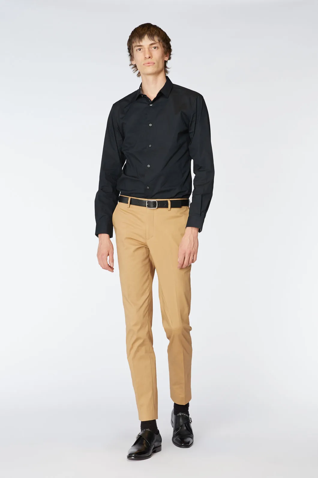 Dark Tan Dress Chino