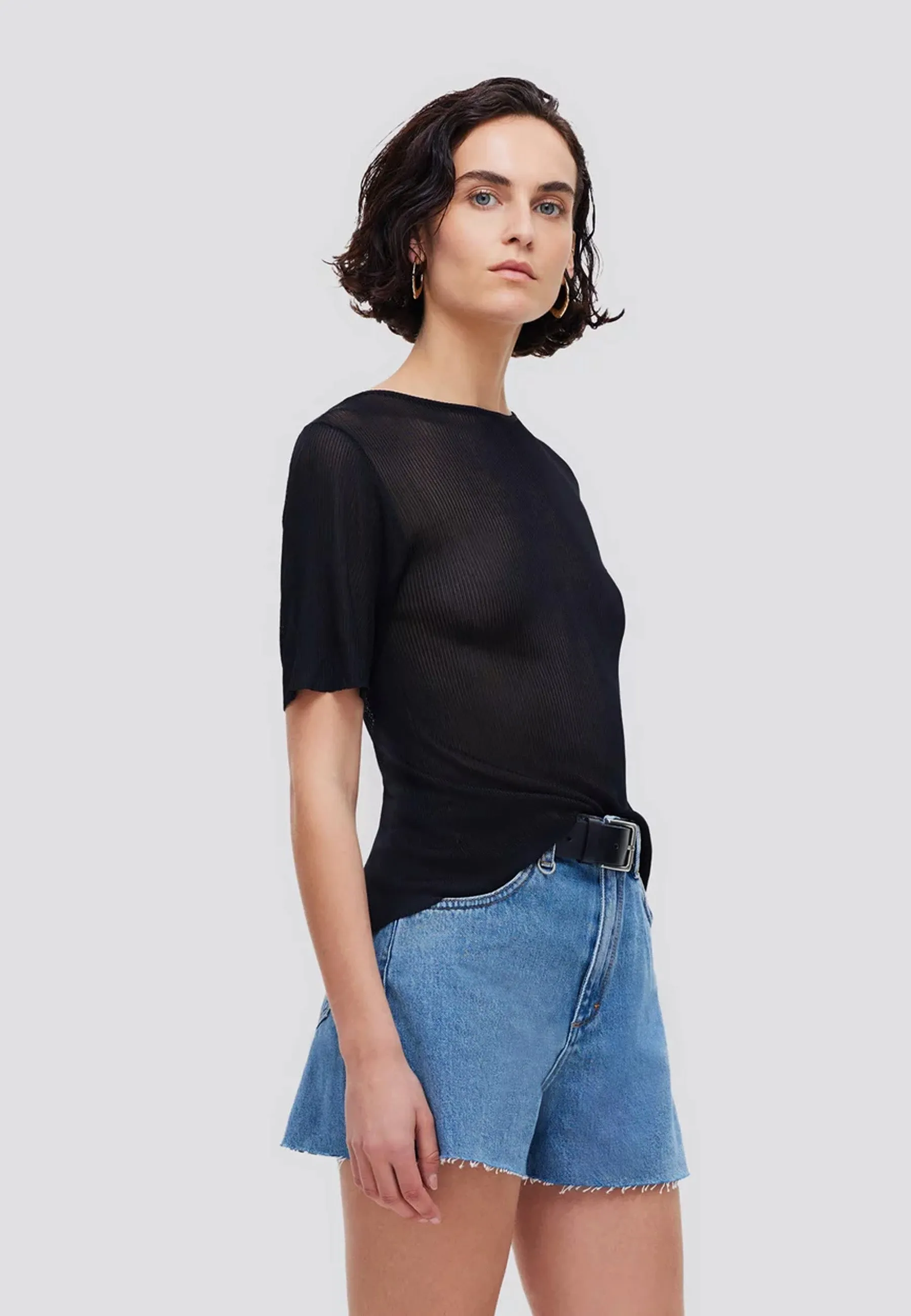 Delfine T-Shirt - Black