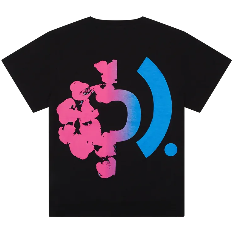 Denim Tears Bstroy Tears Crown Made Of Cotton Black Tee