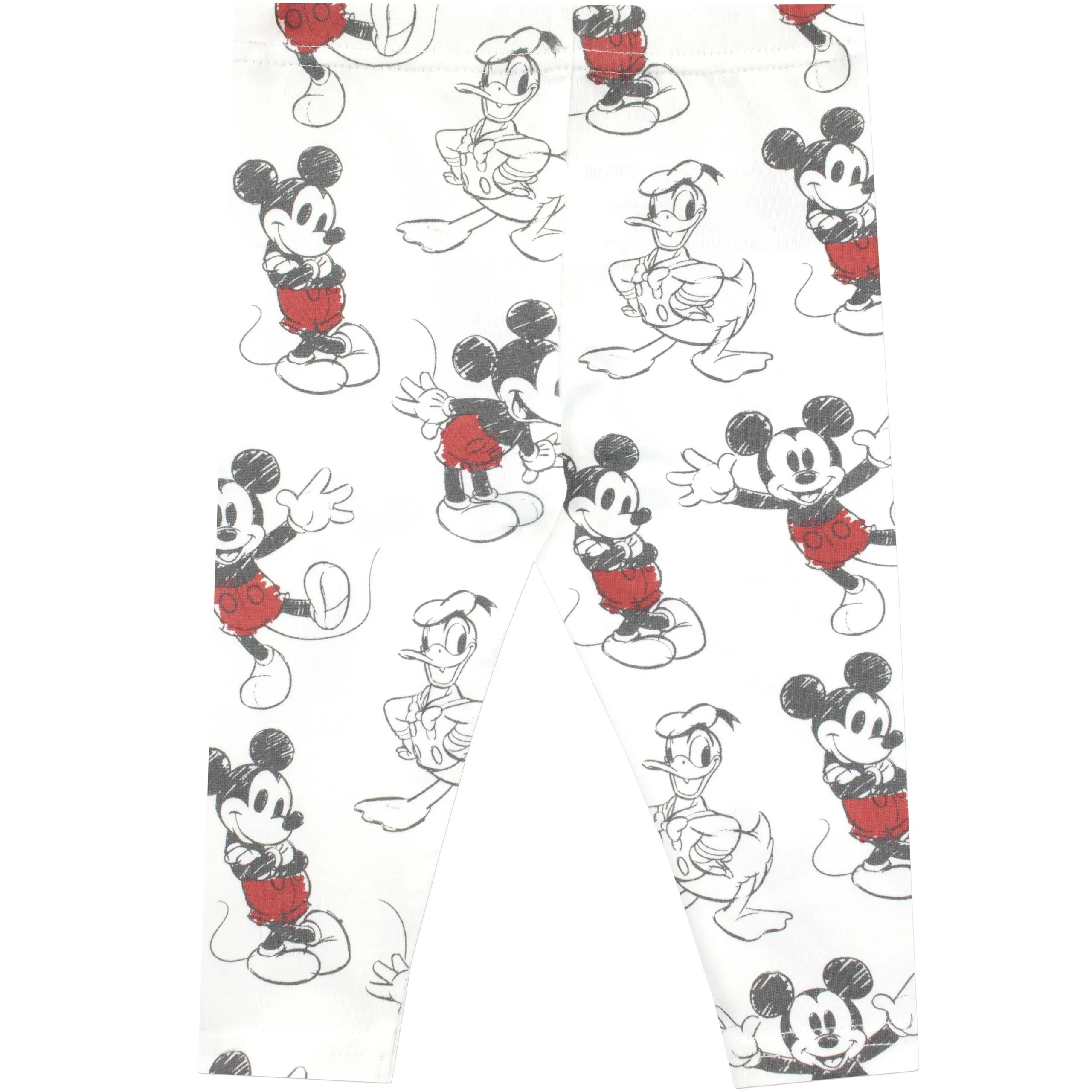 Disney Baby Boys Mickey Mouse and Donald Duck Bodysuit with Hat and Bib Outfit 5 Piece Set Multicoloured 3-6 Months