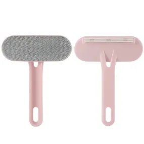 Double-Sided Pet Hair Remover Brush - Grooming & Wool Collector