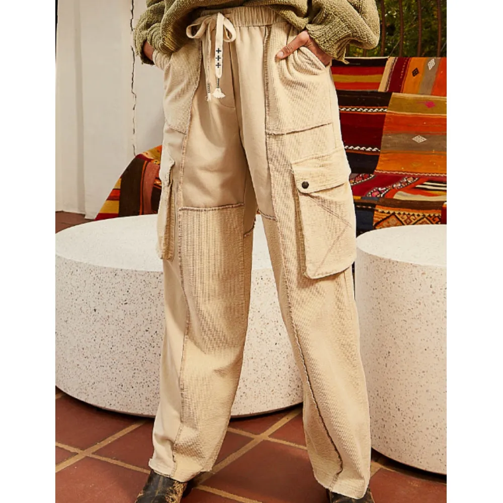 Drawstring Cargo Pants
