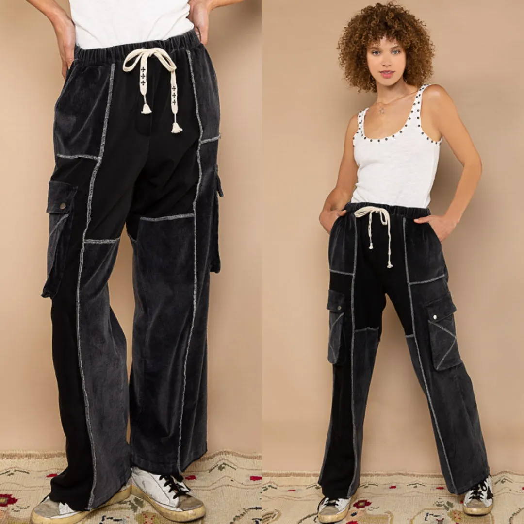 Drawstring Cargo Pants
