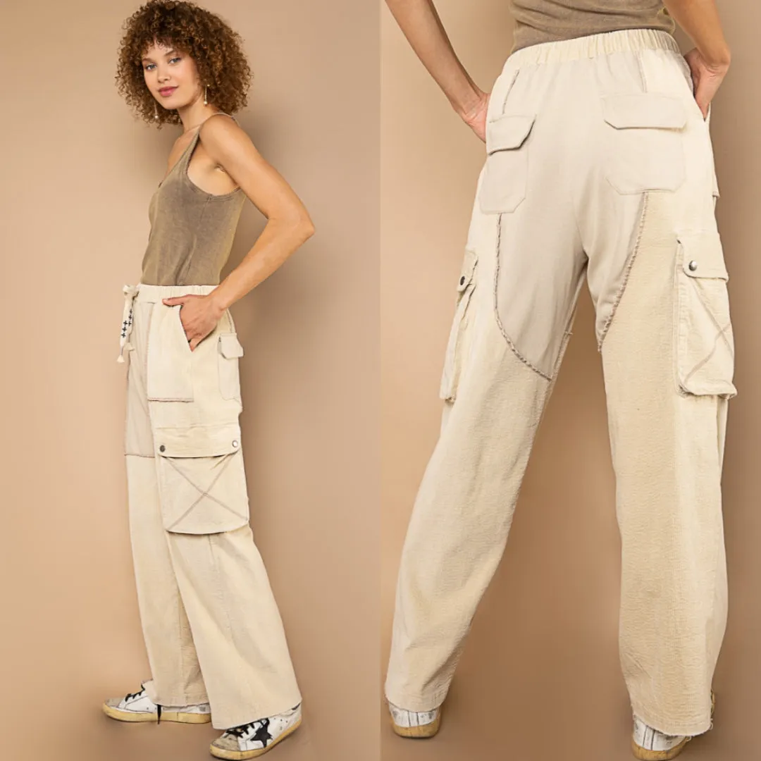 Drawstring Cargo Pants