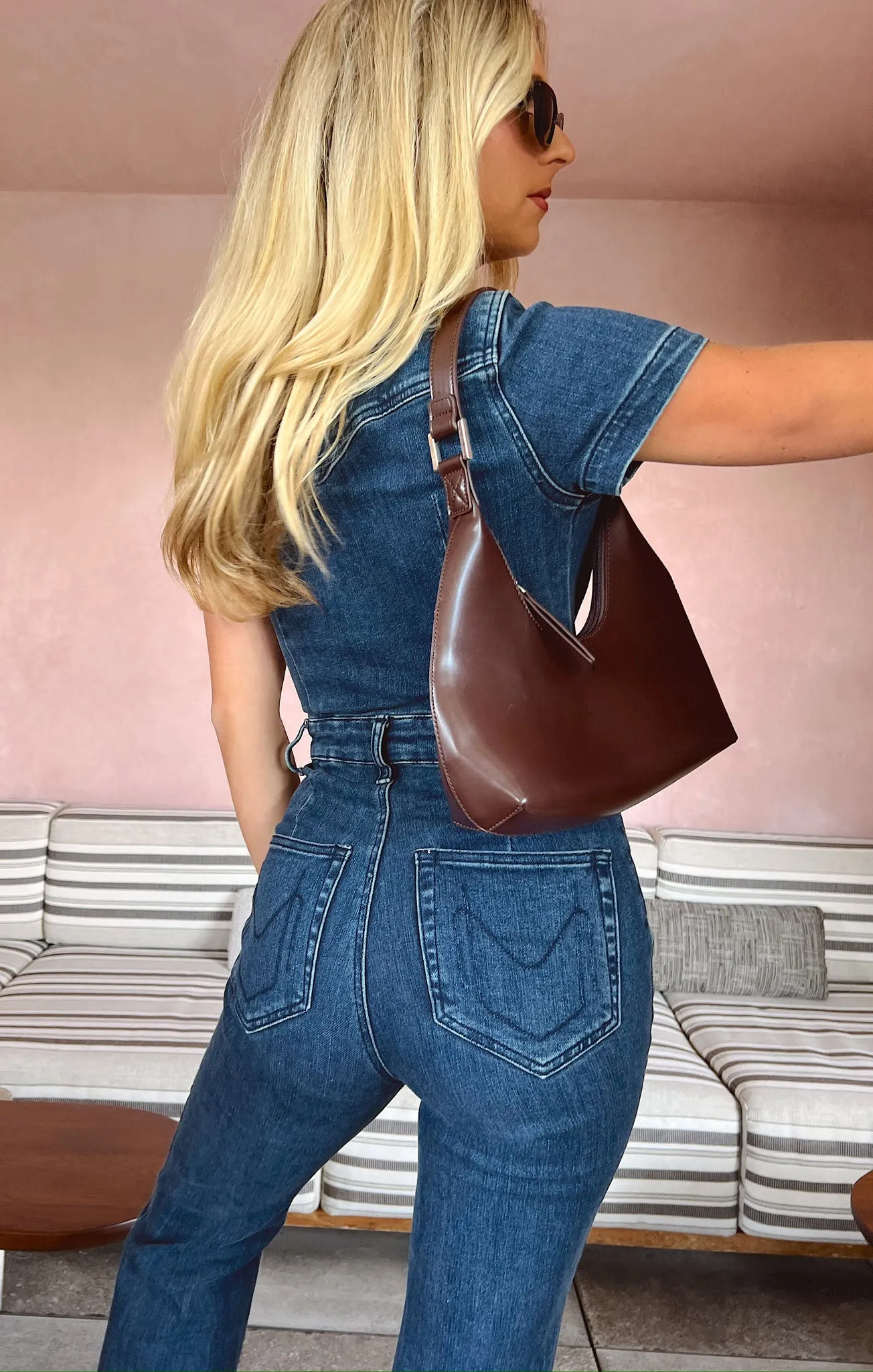 Everhart Jumpsuit ~ Lunar Blue