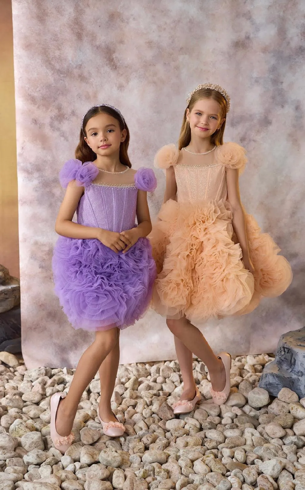 Exquisite Floral Puff Sleeve Dresses