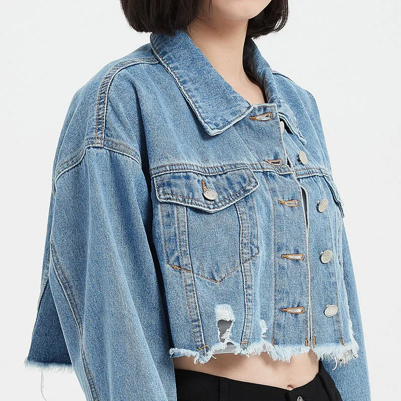 Fashion Women Casual Denim Jacket Wholesale