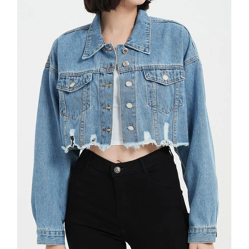 Fashion Women Casual Denim Jacket Wholesale