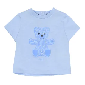 Fendi Baby Boys Blue T-Shirt