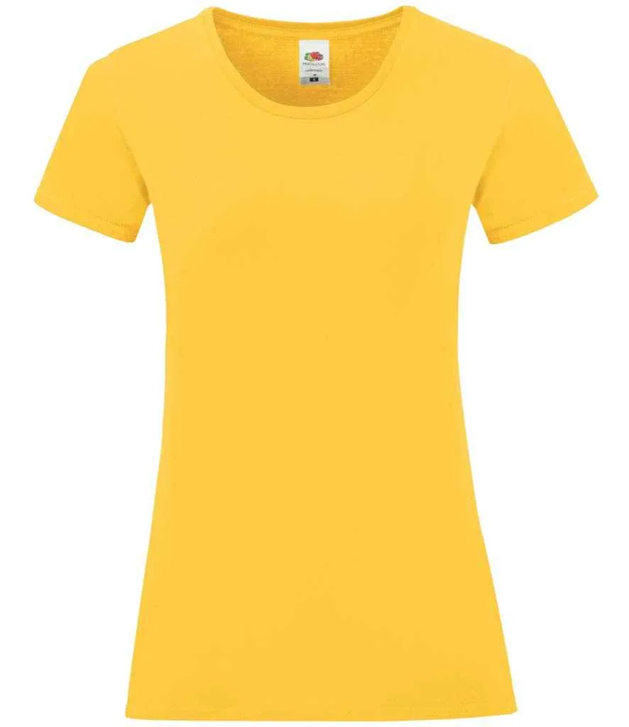 Fruit of the Loom Iconic 150 T-Shirt (Ladies) - Bright Colours