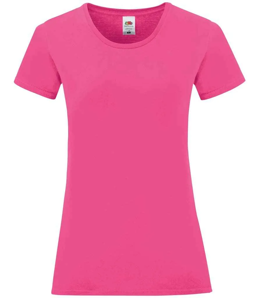Fruit of the Loom Iconic 150 T-Shirt (Ladies) - Bright Colours